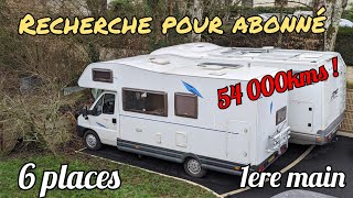 Recherche pour abonné  Une Capucine 6 places 1ère main et 54000kms simple et efficace [upl. by Eceerehs]