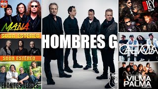 Mix Lo Mejor Del Rock En Espanol Maná Hombres G Soda Stereo Bunbury Vilma Palma y más [upl. by Rawdon]