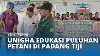 Unigha Sigli Edukasi Puluhan Petani di Padang Tiji Cara Jitu Membasbi Hama Lewat Trichoderma SP [upl. by Yuri71]