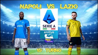 Napoli vs Lazio  Lega Serie A  15° Turno  live [upl. by Mollee]