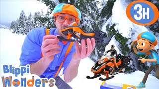 Learn About Snowmobiles with Blippi  Blippi amp Blippi Wonders Videos for Kids [upl. by Alage]