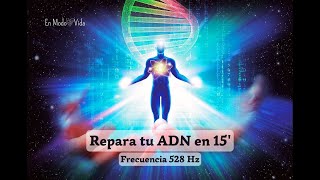 Repair your DNA in 15✨frecuencia relax reparacionbienestar enmodovidayogareiki calmarsanar [upl. by Eiramyma301]