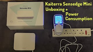 Kaiterra Sensedge Mini Air Quality Sensor Unboxing and Power Consumption [upl. by Cirle288]