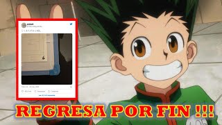 HUNTER X HUNTER Regresa del HIATUS 2022  🤯 TOGASHI Confirma 4 Capitulos NUEVOS [upl. by Htennek86]