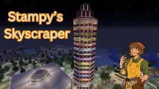 Stampys Lovely Skyscraper  Exploring Stampys Lovely World  Episode 2 [upl. by Asilaj]