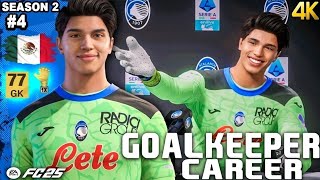 FC 25 GOALKEEPER CAREER S2E4  Finally in the starting XL🔥 Big time saves🤯 [upl. by Laural377]