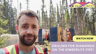 Drilling for Diamonds on the Kimberlite Pipe  Northern Ontario  June 21 2023 [upl. by Drofliw]