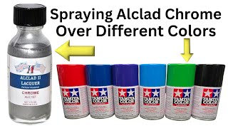 Testing Alclad Chrome Over Different Colors  Tamiya Spray Paint [upl. by Gardel295]