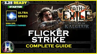 PoE 325 TURBO FLICKER STRIKE SLAYER  PATH OF EXILE SETTLERS OF KALGUUR  POE BUILDS [upl. by Ydur31]