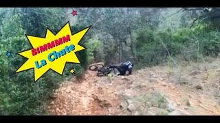 Les Fous De VTT  37  Balade descente Enduro et jolie petite chute à Piolenc [upl. by Elo]