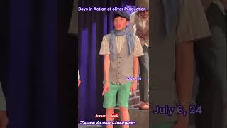 Boys in Action at Oliver Musical School Summer Production The Oliver show short Jaiden Aluan [upl. by Deppy870]