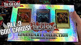 ALL 3 GOD CARDS YuGiOh Legendary Collection Gameboard Edition Opening [upl. by Eidassac]