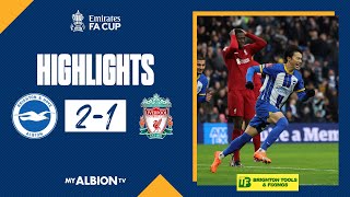 FA Cup Highlights Albion 2 Liverpool 1 [upl. by Grier]