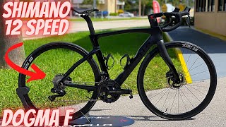 NEW PINARELLO DOGMA F SHIMANO 12 SPEED DURA ACE 9200 DI2 INSANE [upl. by Neerom]