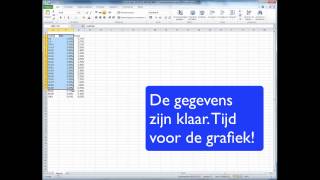 Bevolkingsdiagram maken in Excel 2010 [upl. by Ahsikel501]