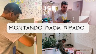 MONTANDO RACK RIPADO NOVO da SALA  FICOU MARAVILHOSO [upl. by Sprung954]