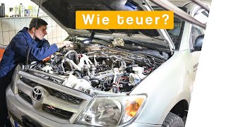 Metallspäne im Diesel selbst reparieren  Toyota Hilux 2KD [upl. by Yasu948]