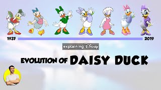 Evolution of DAISY DUCK  82 Years Explained  CARTOON EVOLUTION [upl. by Vanhook921]