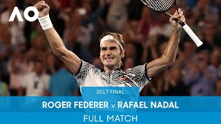 Roger Federer v Rafael Nadal Full Match  Australian Open 2017 Final [upl. by Faust]