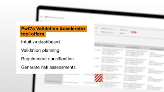 Streamline validation with PwCs Validation Accelerator [upl. by Eyt]