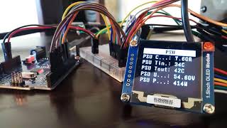 Eltek Flatpack2 3000W 48V HE temperature based voltage regulation with Arduino via CAN bus [upl. by Ecnatsnok703]