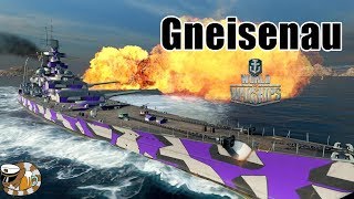 World of Warships Gneisenau Pretty In Purple [upl. by Ylebmik465]