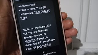 Cara Cek Paket Internet Telkomsel  melihat Kuota Telkomsel [upl. by Schaefer]