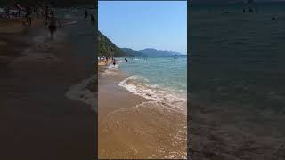 Beautiful Glyfada Beach Corfu traveltips travelinspiration travelguide [upl. by Natfa598]