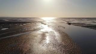 Meols Beach on The Wirral by Drone [upl. by Farhi]