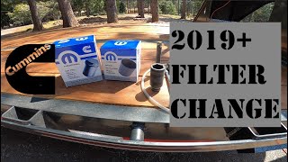 HOW TO 5TH Gen RAM 20192024 FUEL FILTER CHANGE for your 67 Cummins [upl. by Xirdnek]