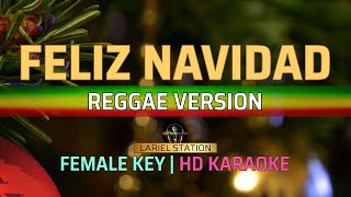 Feliz Navidad  KARAOKE  Female Key [upl. by Florencia]