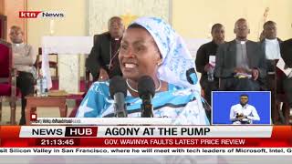 Machakos governor Wavinya Ndeti urges Ruto bring down high prices of fuel [upl. by Nebe]