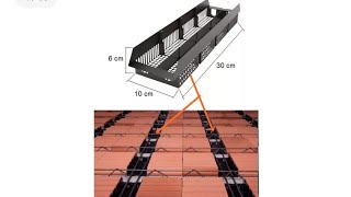 Canaleta plástica multifuncional para nervura transversal em laje treliçada Faulim [upl. by Monty]