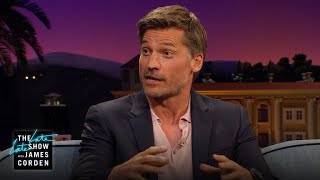 Game of Thrones Cast Tattoos Doesnt Excite Nikolaj CosterWaldau [upl. by Ellerad]