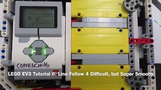 LEGO EV3 Tutorial 7 Line Follow 4 Data amp Super Smooth [upl. by Becht391]