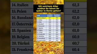 Mit diesem Alter gehen Menschen in Rente [upl. by Suollecram]