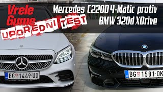 UPOREDNI TEST BMW 320d XDrive protiv Mercedes C220D 4Matic [upl. by Anilosi]