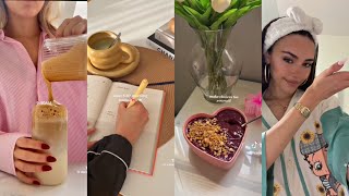 productive morning routines to motivate you ✨ 🎀 tiktok compilation [upl. by Okim]