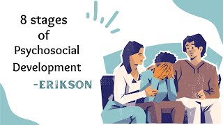 Eriksons Theory of Psychosocial Development in hindi [upl. by Seerdi]