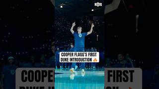 Cooper Flaggs first Duke intro 🔥 [upl. by Oetsira143]