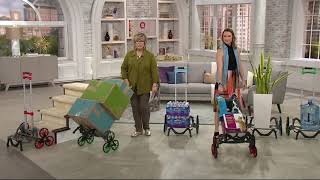 UpCart AllTerrain Folding Stair Climbing Hand Cart on QVC [upl. by Chessa153]