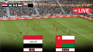 🔴بث مباشر العراق ضد عمان  تصفيات كأس العالم 2026  eFootball PES 21 [upl. by Ahseenak]