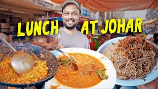 Special Dal Fry Hyderabadi Pulao Haleem in Karachi Gulistan e Johar  Street Food PK [upl. by Kathryne800]