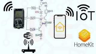 ESP IDF Homekit RGB LED Control Over iPhone [upl. by Yramesor22]