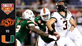 Oklahoma St vs Miami CheezIt Bowl Highlights 2020 [upl. by Naitsirt]