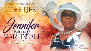 A Celebration of Life  Jennifer Patricia Martindale [upl. by Jc]