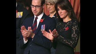 Kate Middleton Prince William Honor Fallen Soldiers and Veterans at Festival of Remembrance [upl. by Asilanom640]