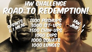 9000 REP HERSCHEL WALKER CHALLENGE calisthenics and sprints [upl. by Assiral]