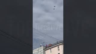 Tu160 Blackjack Bombers Heading West over Tula Region of Russia [upl. by Greenwell]