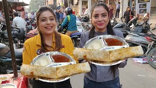 Paneer Dosa Challenge  Dosa Eating Competition Street Food [upl. by Eirtemed749]